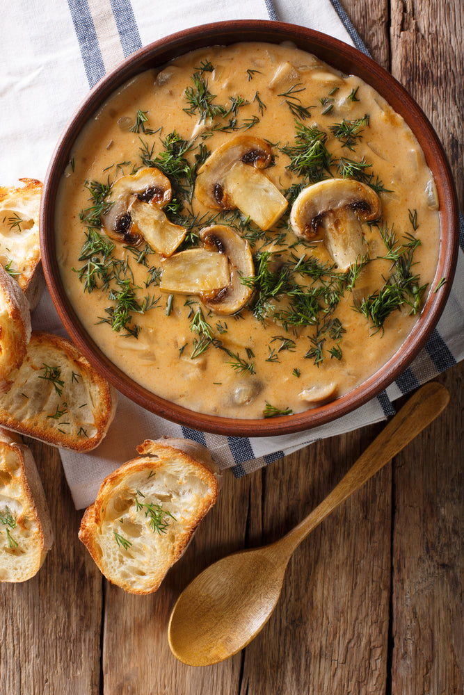 
                  
                    Hungarian Wild Mushroom Stroganoff - An SDJ Lab Special! (vegetarian)
                  
                