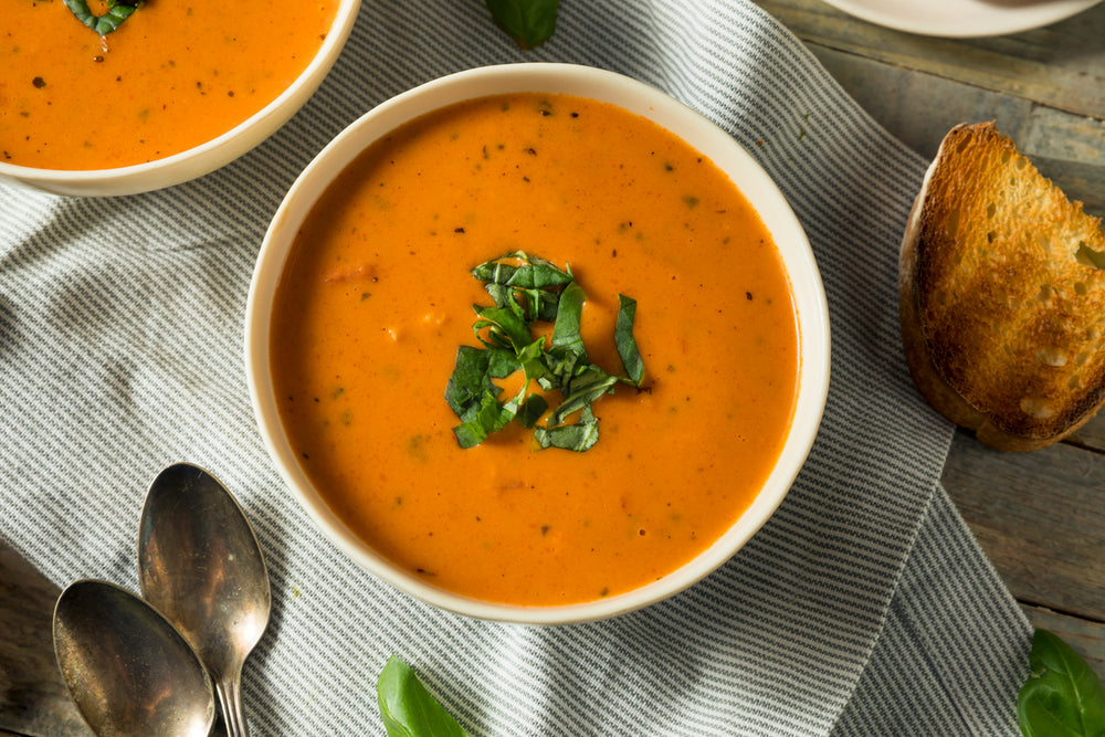 Creamy Tomato Basil Bisque